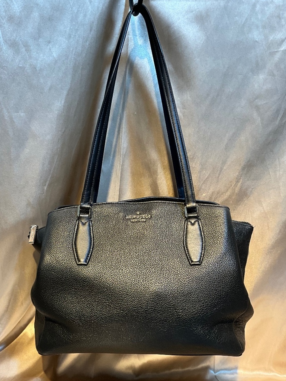 Kate Spade black, 3 compartment purse.   H6G
